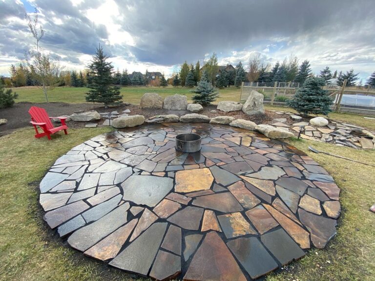 Stone circle for a garden